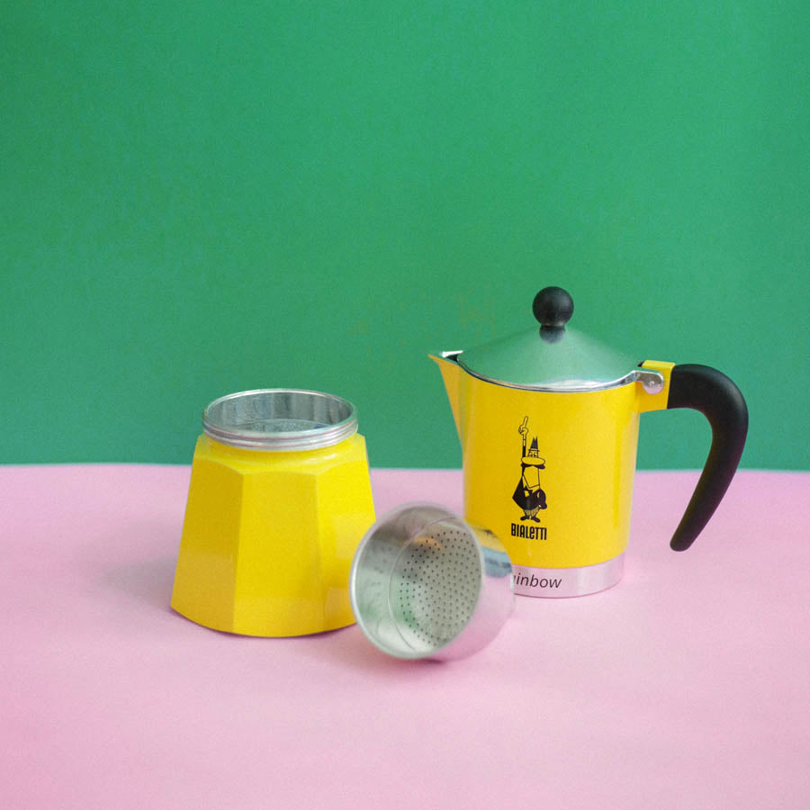 Bialetti Rainbow Amarilla (1,3,6 Cups)